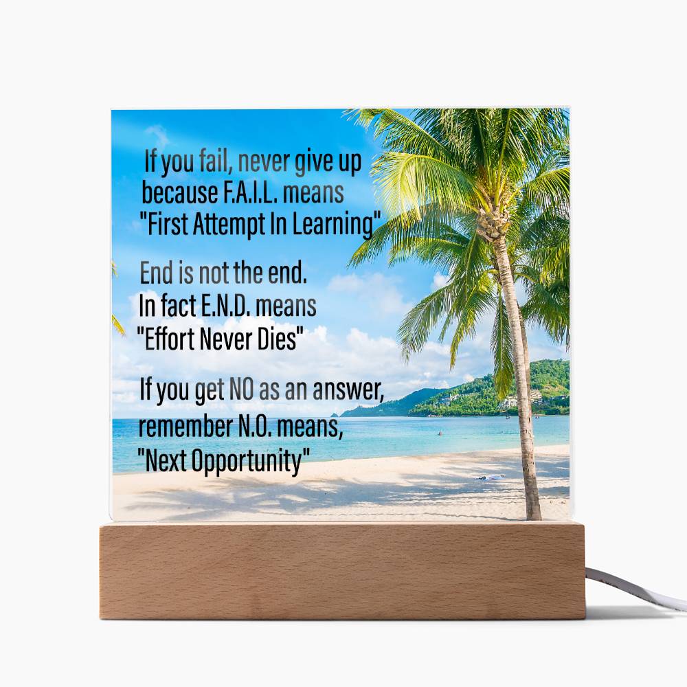 You Never Fail