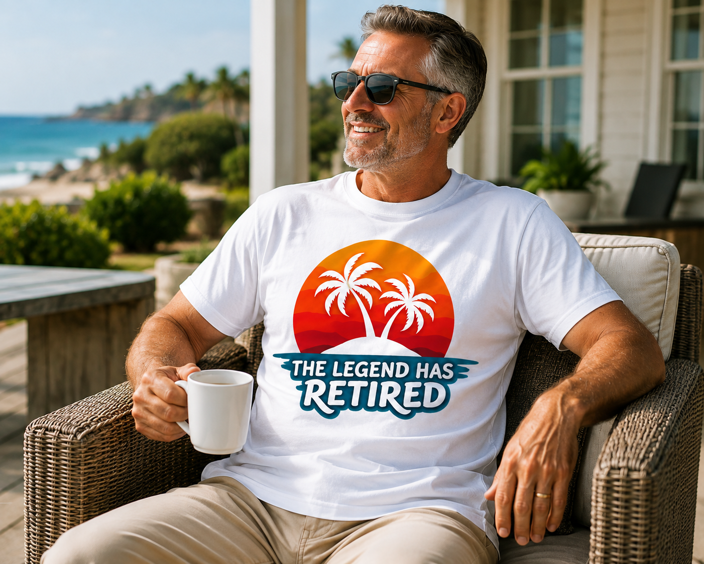 The Legend Has Retired - Retro T-Shirt
