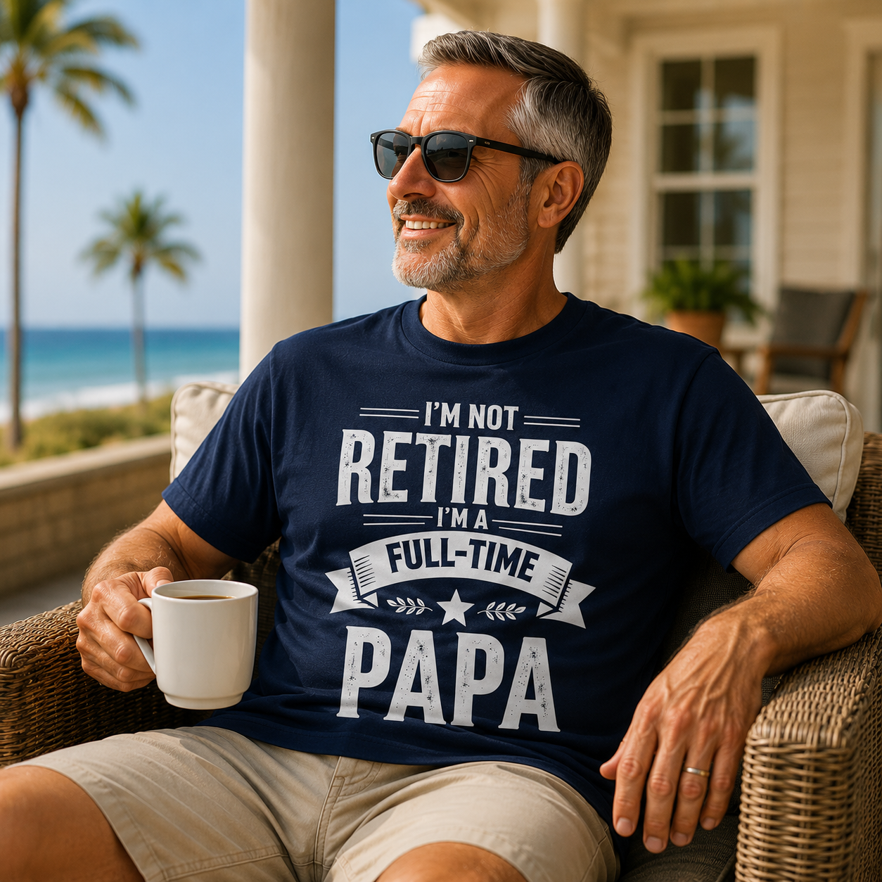 Full Time Papa - T-Shirt