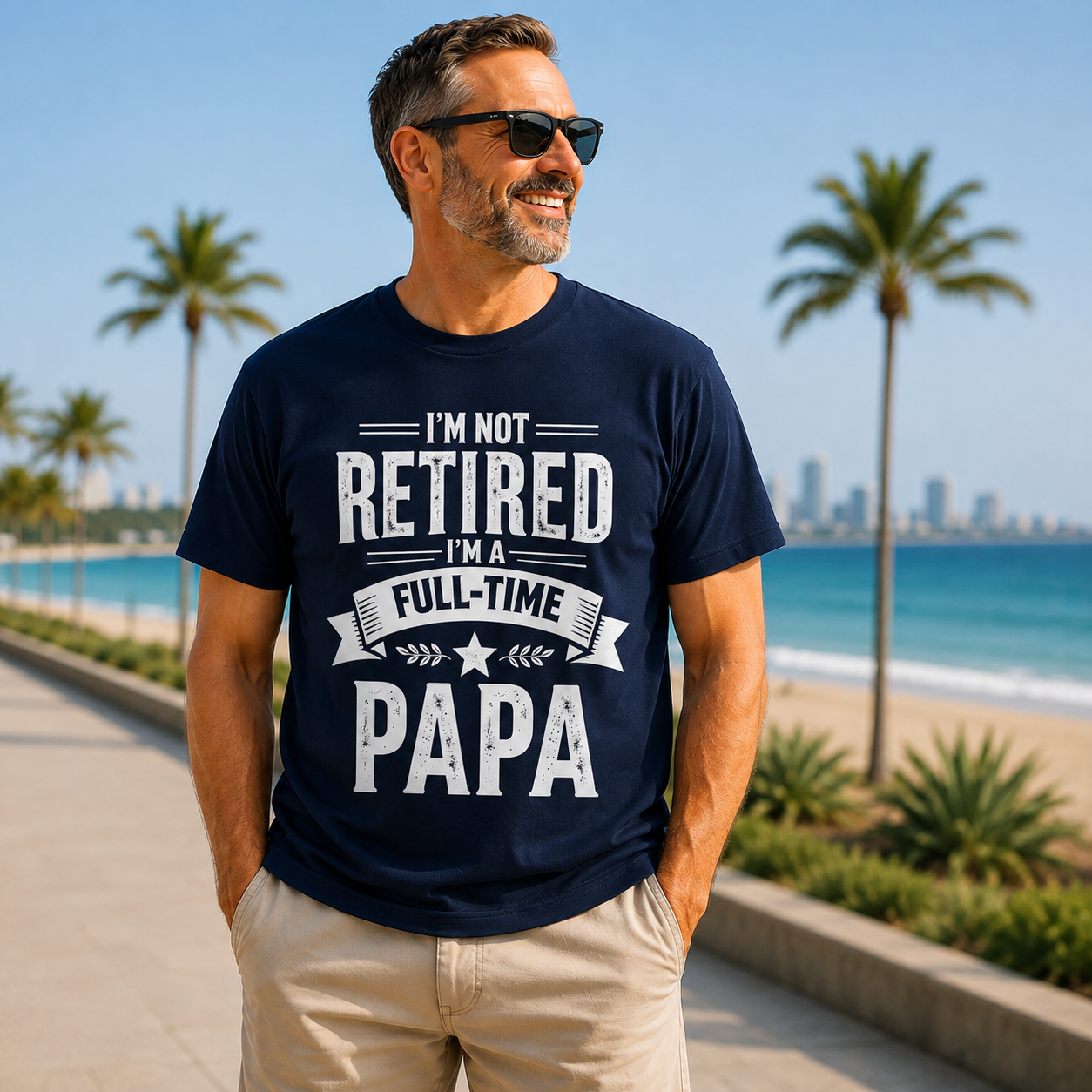 Full Time Papa - T-Shirt
