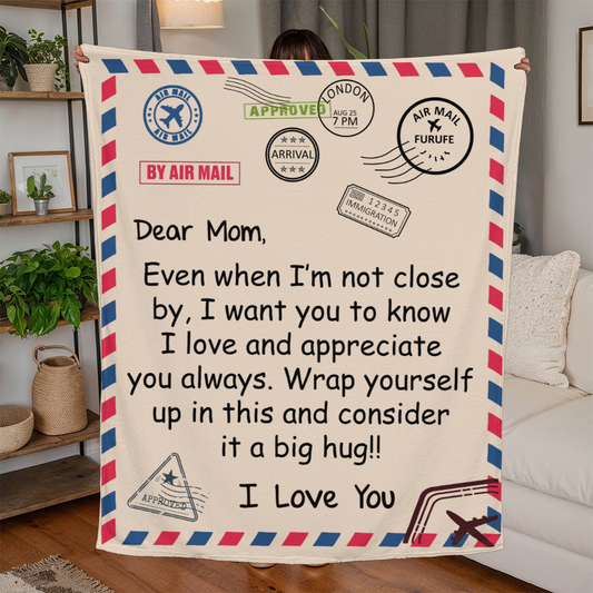 Dear Mom - Plush Blanket