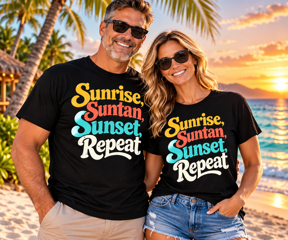 Sunrise, Suntan, Sunset
